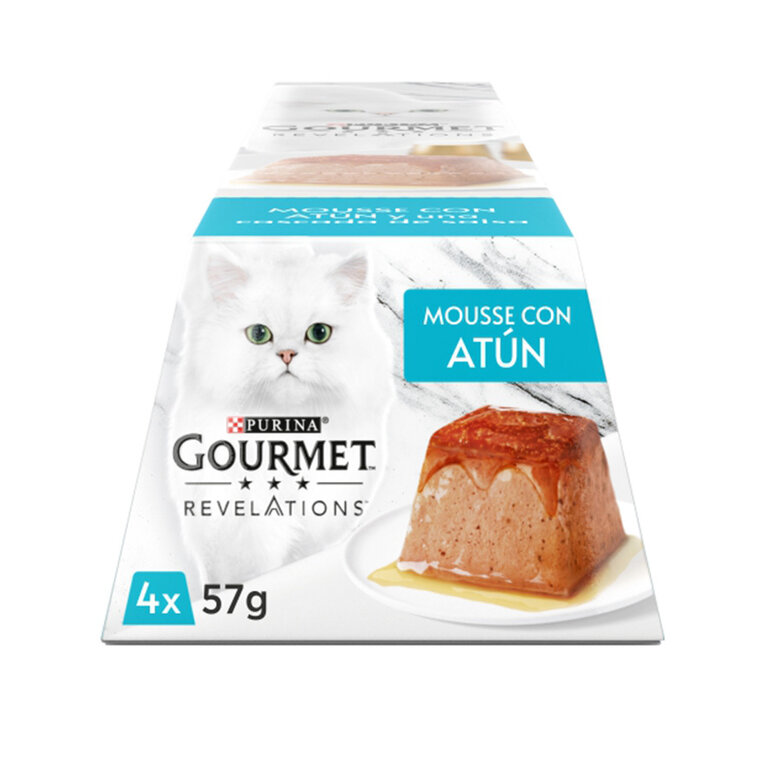 Gourmet Revelations  Atún tarrinas en mousse para gatos, , large image number null
